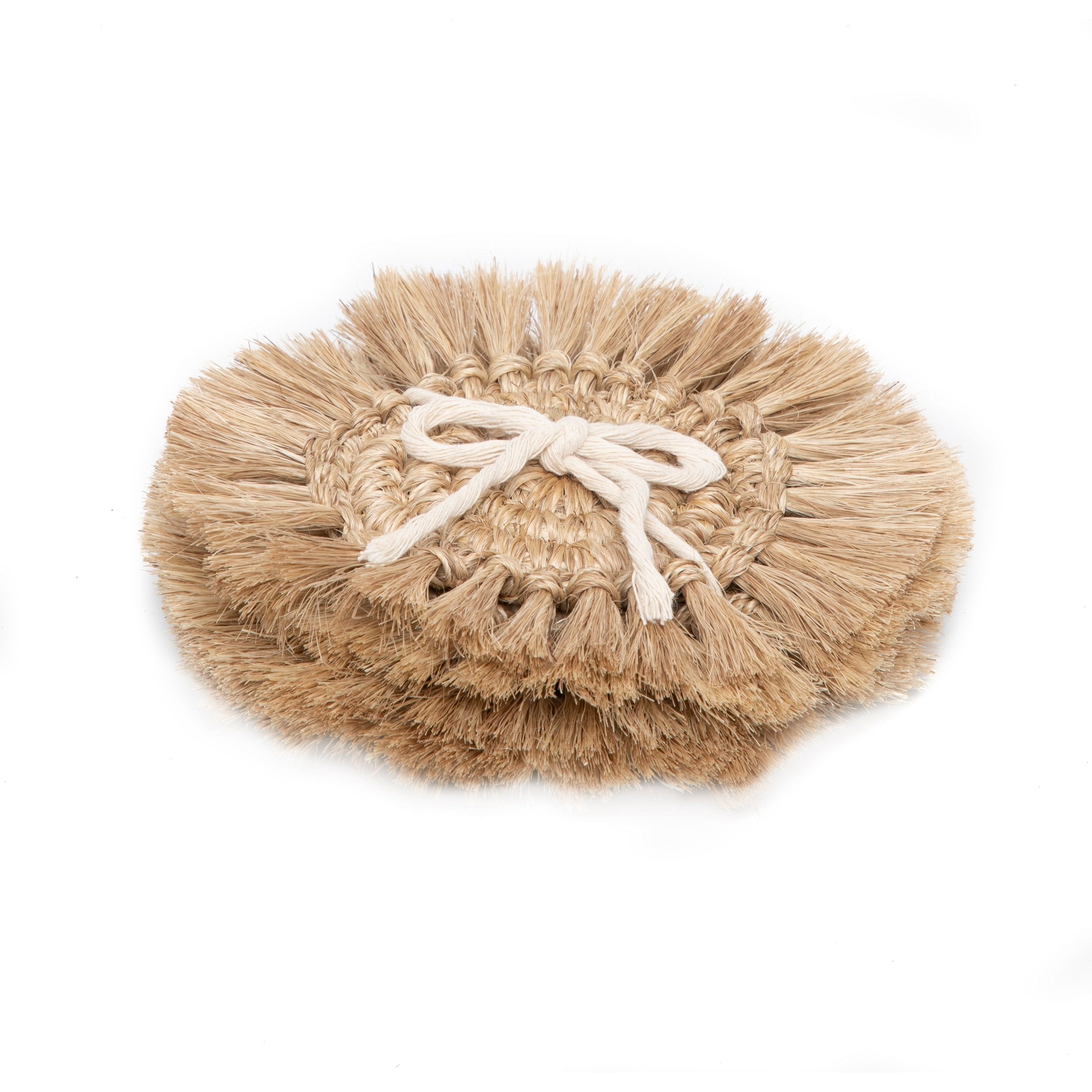 Tallo de Olivo Fringe Coaster (Set of 4)