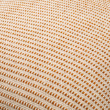 Cotton Fringe Pillow in Rust