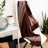 Resin Herringbone Merino Throw