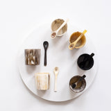 Horn Mini Salt Cellar with Spoon