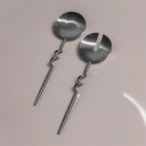 Elisa Servers in Silver (Set of 2)