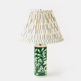 Floral Vines Table Lamp in Green