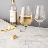 Raye Angled Crystal Chardonnay Glasses, S/2