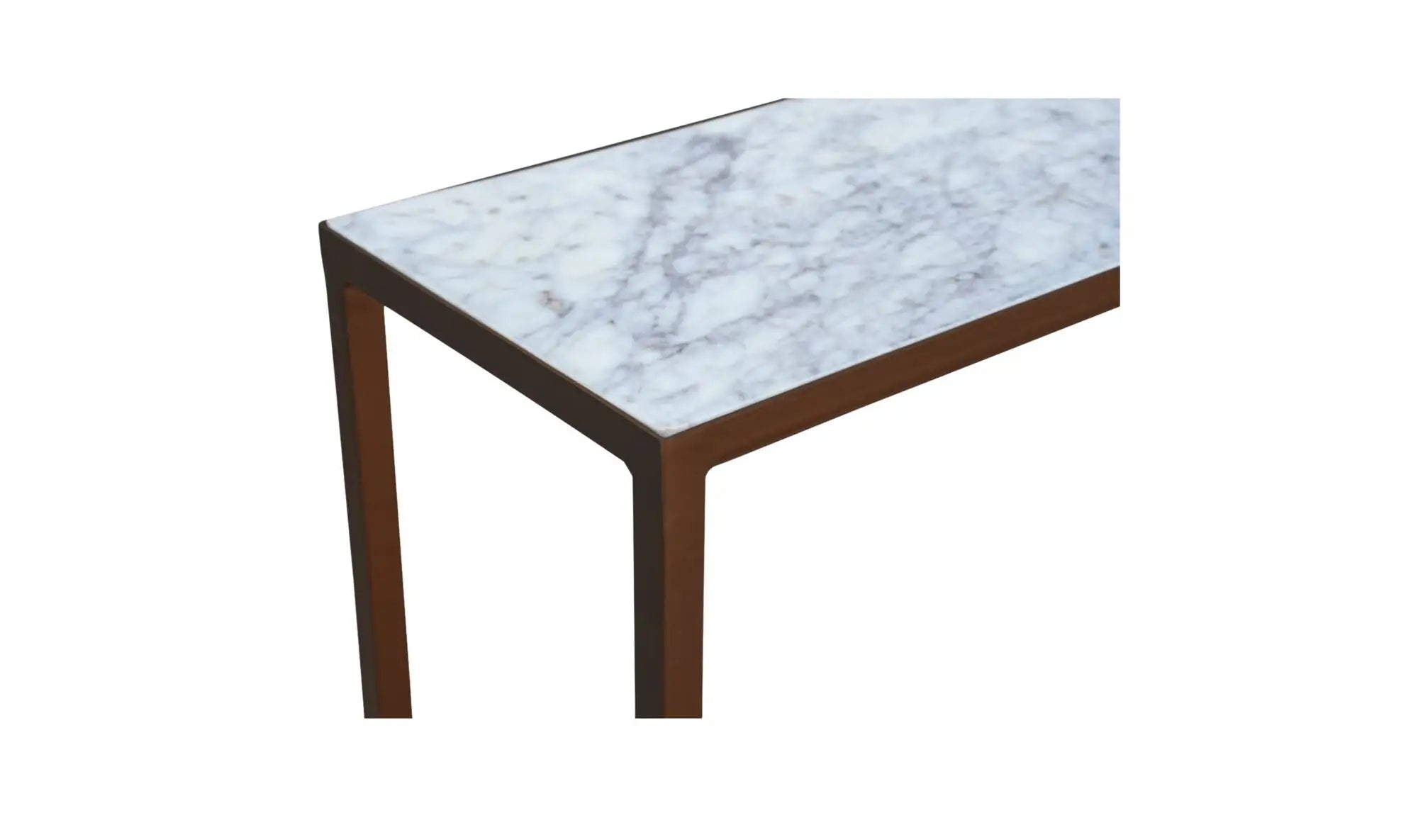 Bottego Console Table Antique Copper