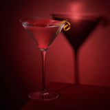 Admiral Crystal Martini Glasses, S/2