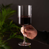 Laurel Crystal Red Wine Glasses, S/2