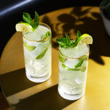 Meridian Crystal Highball Glasses, S/2