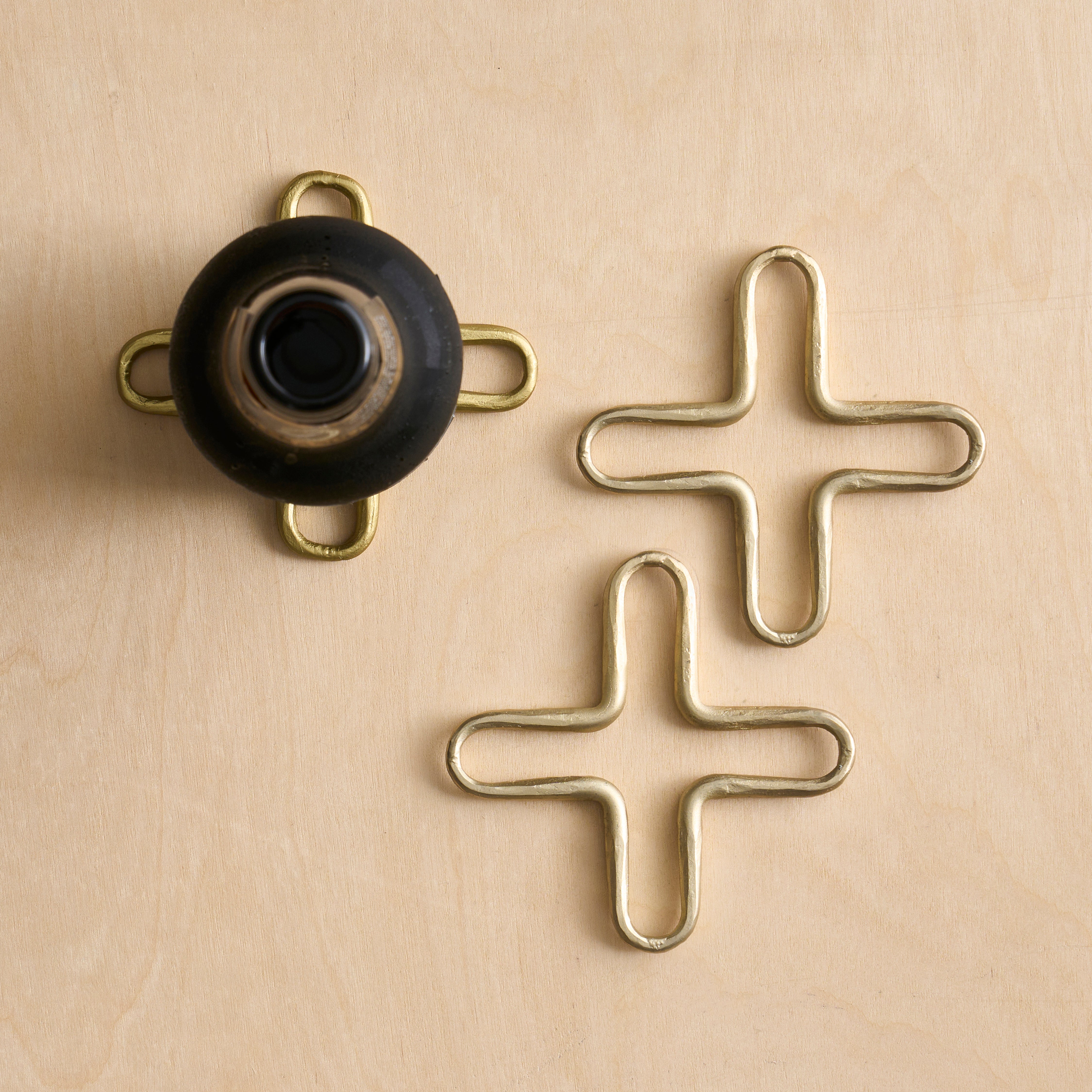 Forge Brass Mini Trivets (Set of 2)