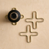 Forge Brass Mini Trivets (Set of 2)