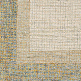 Elena Border Rug in Olive + Sage