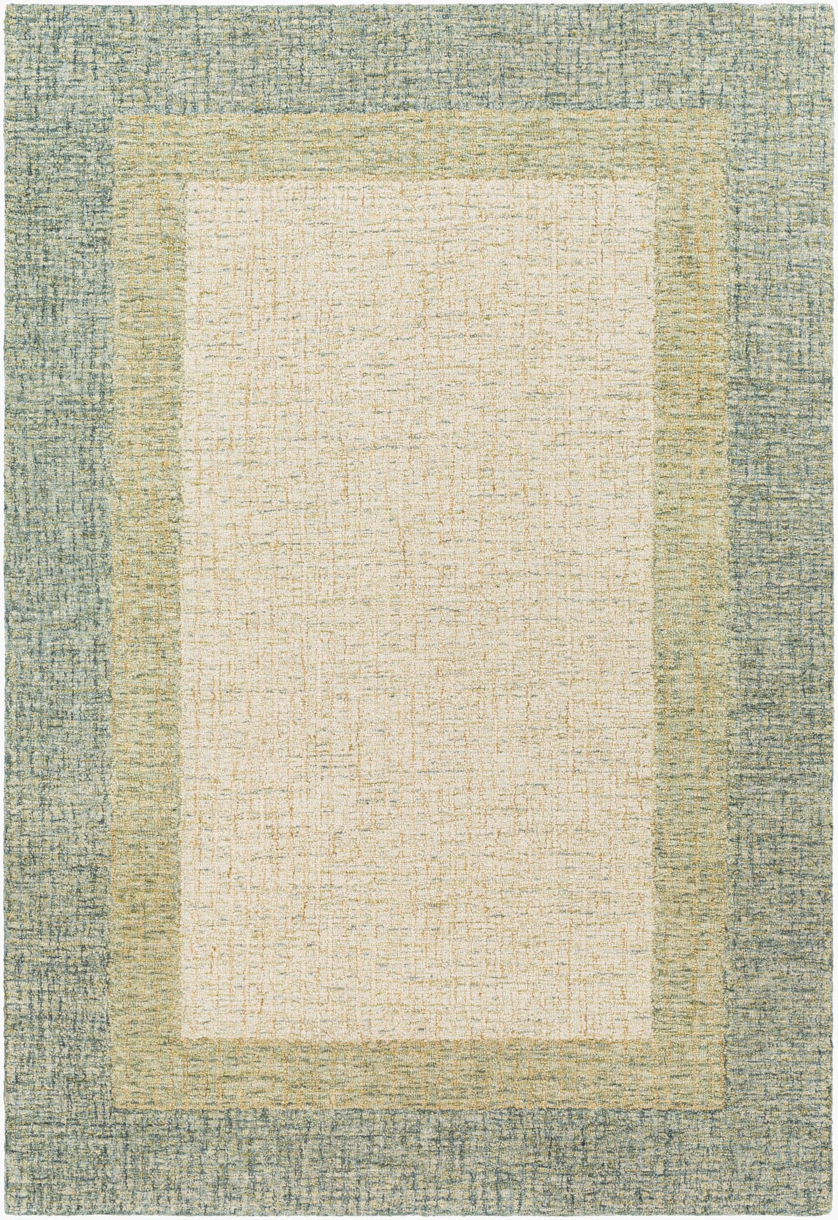 Elena Hand Tufted Border Rug