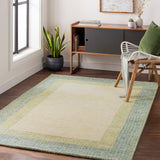 Elena Hand Tufted Border Rug