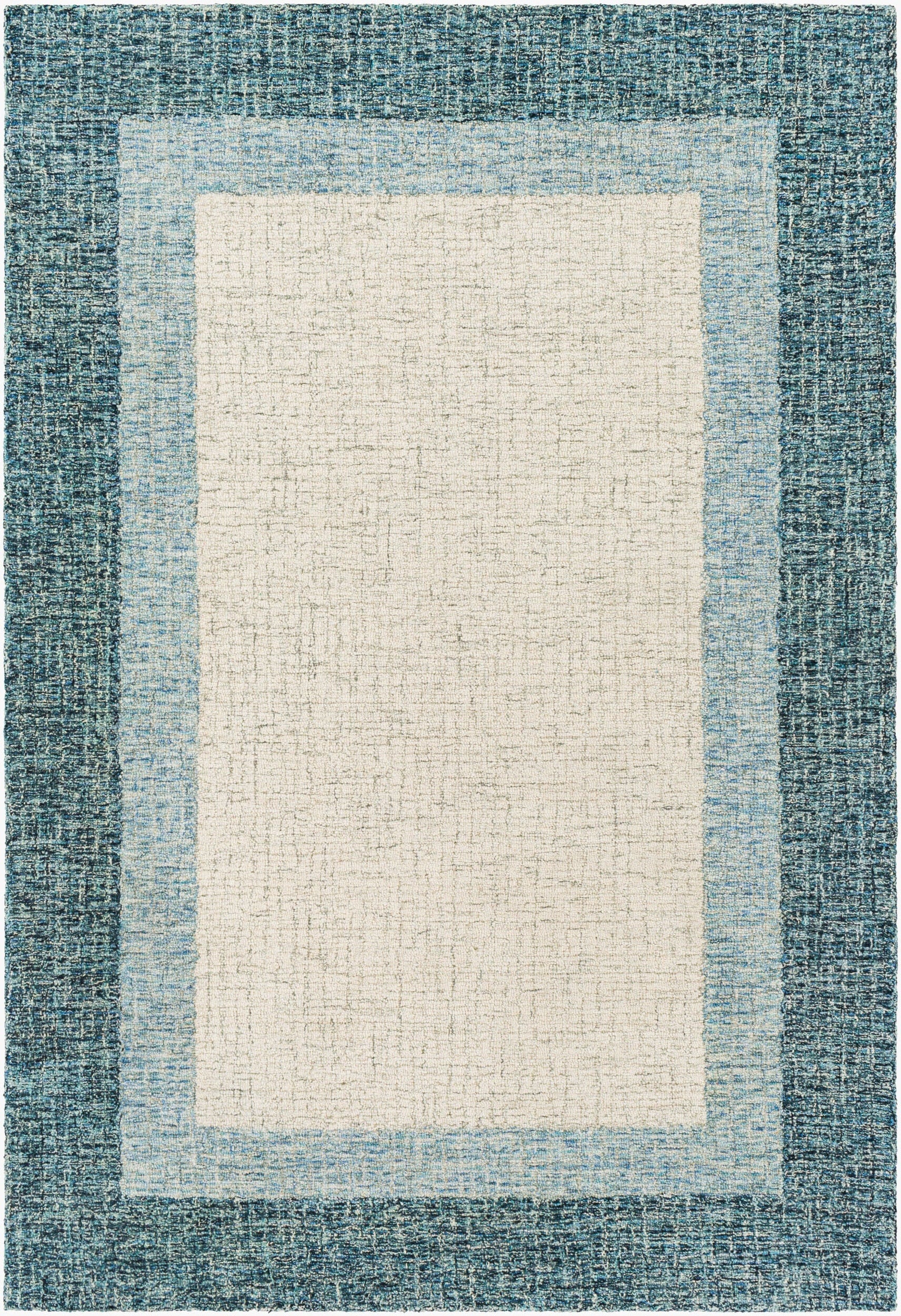 Elena Hand Tufted Border Rug