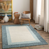 Elena Hand Tufted Border Rug