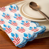 Meadow Handblocked Napkin Set S/4