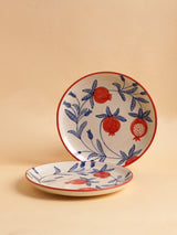 Indian Anaar Plate, Red S/2