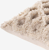 Edric Fringe Pillow in Beige