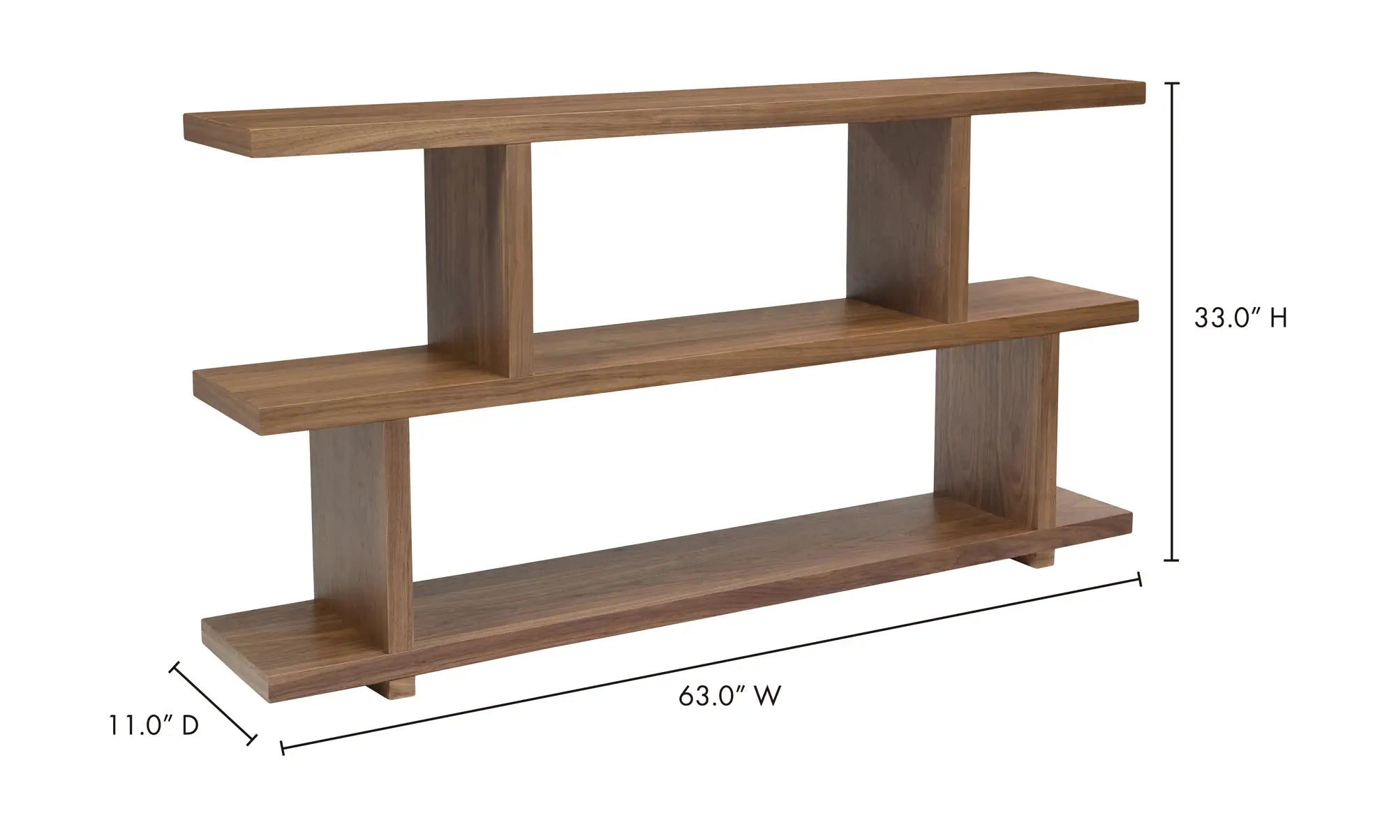 Miri Small Shelf in Walnut