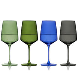 Reserve Nouveau Crystal Wine Glasses, Seaside S/4