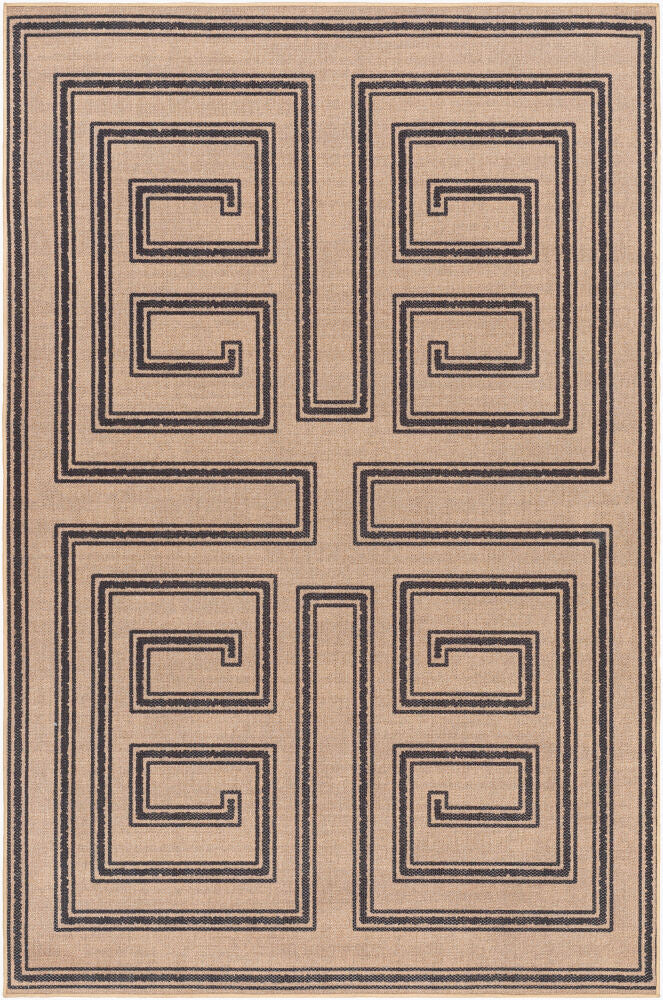 EZ Jute Geometric Rug