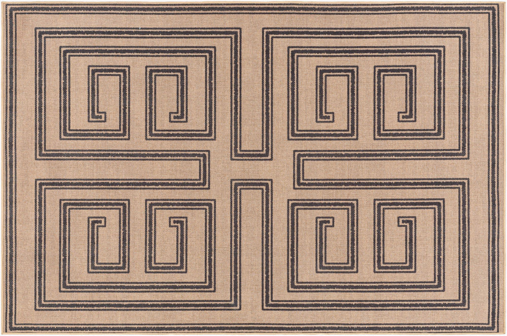 EZ Jute Geometric Rug
