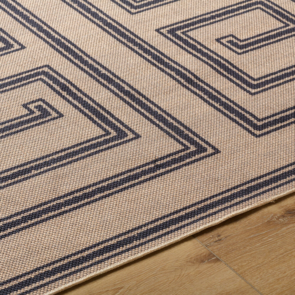EZ Jute Geometric Rug