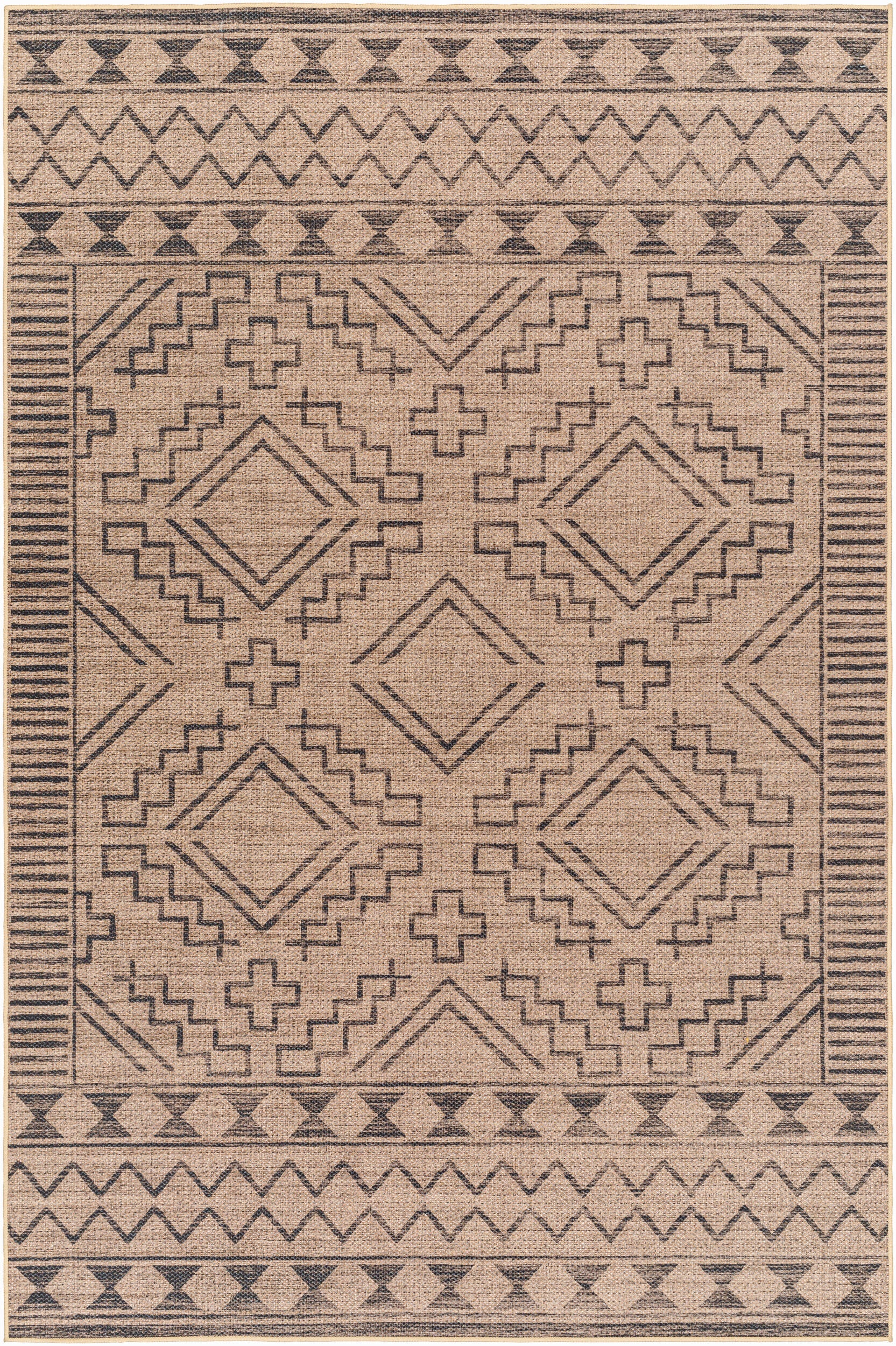 EZ Jute Patterned Rug