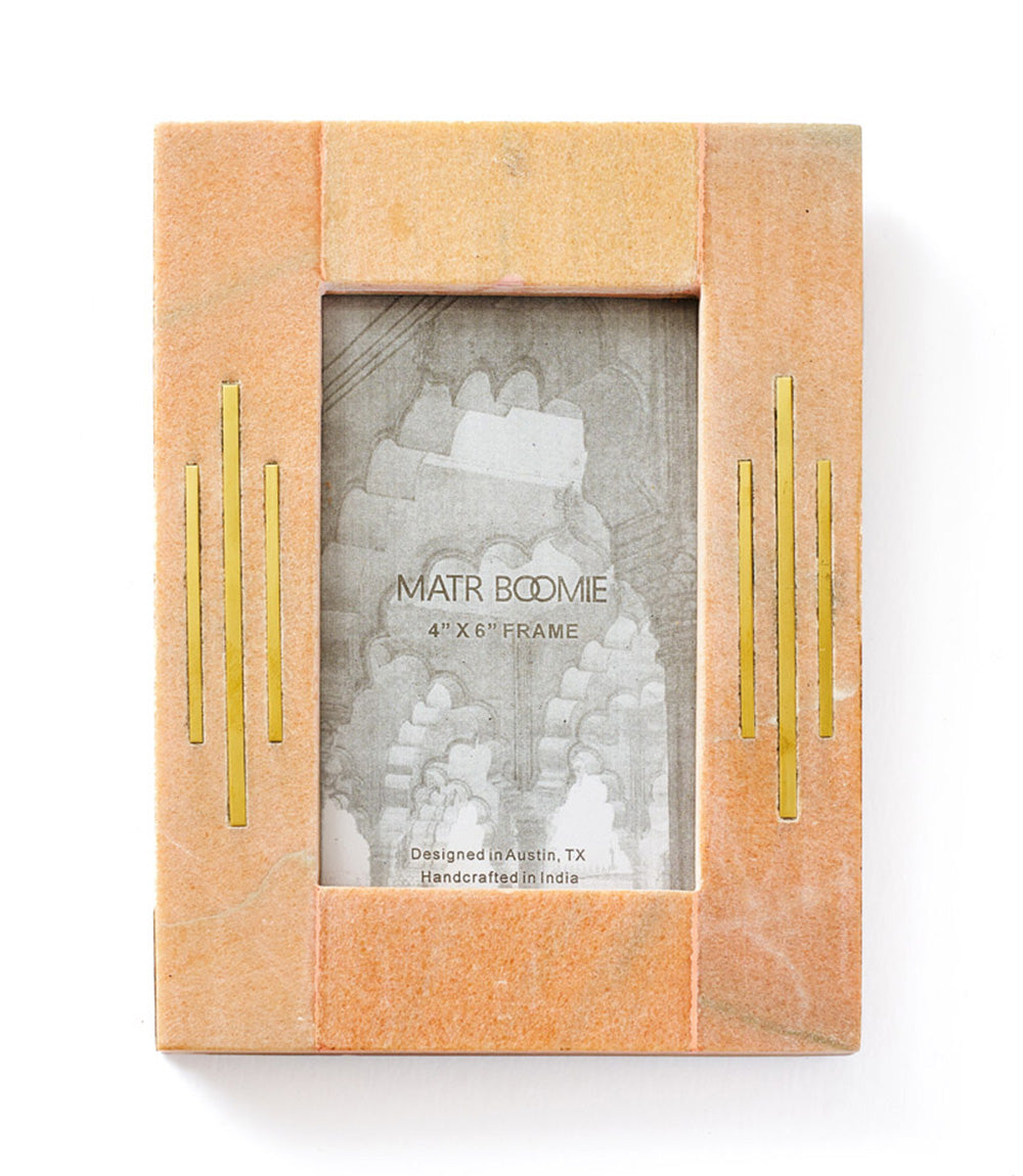Jaipuri 4x6 | Pink Carved Marble