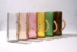 Hammered Water Pitcher, Natural S/2