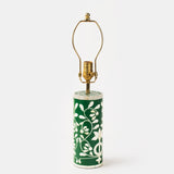Floral Vines Table Lamp in Green