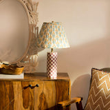 Meadow Gathered Floral Cotton Lampshade