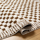 Freud Bordered Checker Rug