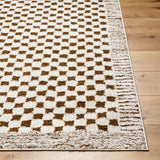 Freud Bordered Checker Rug