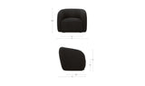 Faye Accent Chair in Beige Boucle