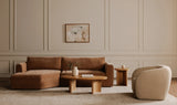 Faye Accent Chair in Beige Boucle