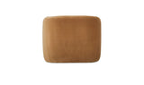 Faye Accent Chair in Tan Faux Mohair