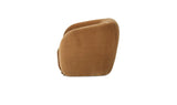 Faye Accent Chair in Tan Faux Mohair