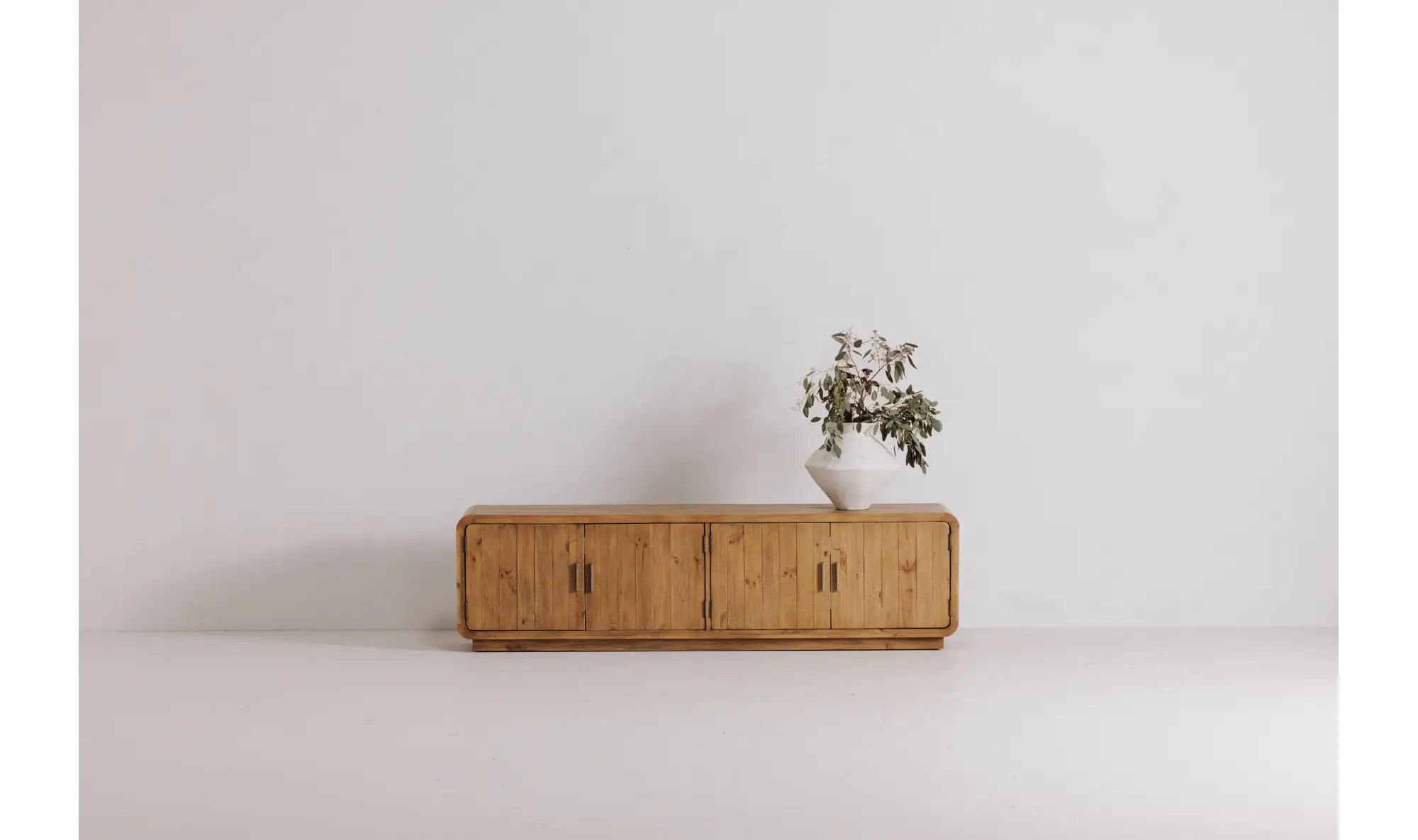 Monterey Media Cabinet in Rustic Blonde