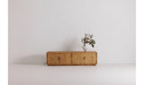 Monterey Media Cabinet in Rustic Blonde