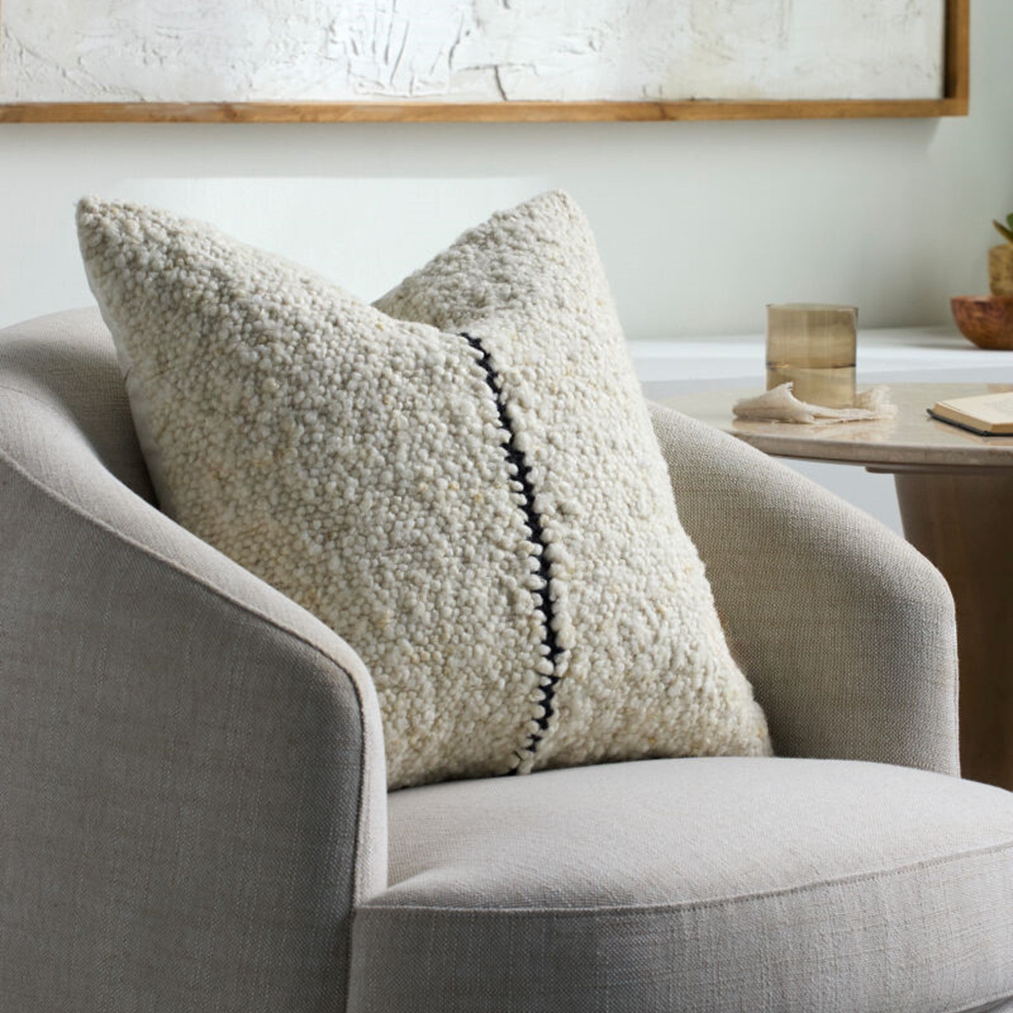 LaRocco Bouclé Pillow