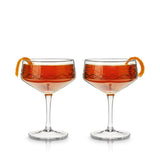 Admiral Crystal Coupe Glasses, S/2
