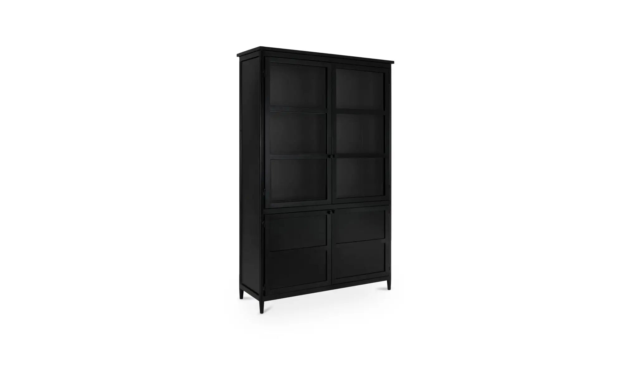 Henry Metal Tall Cabinet in Black