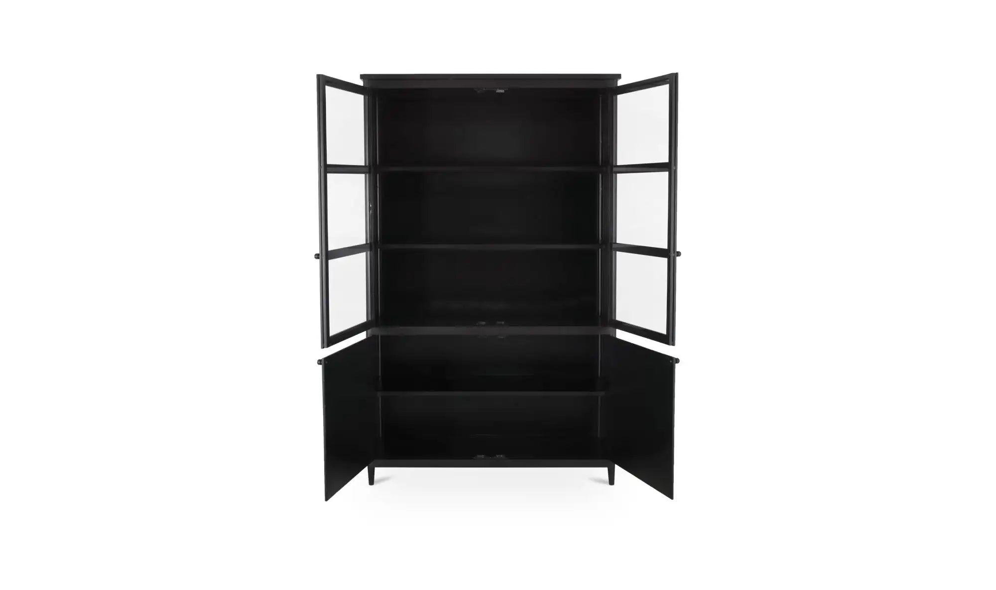 Henry Metal Tall Cabinet in Black