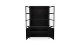 Henry Metal Tall Cabinet in Black
