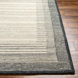 Granada Hand Tufted Multi Stripe Border Rug