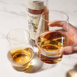 Raye Heavy Base Crystal Whiskey Glasses, S/2