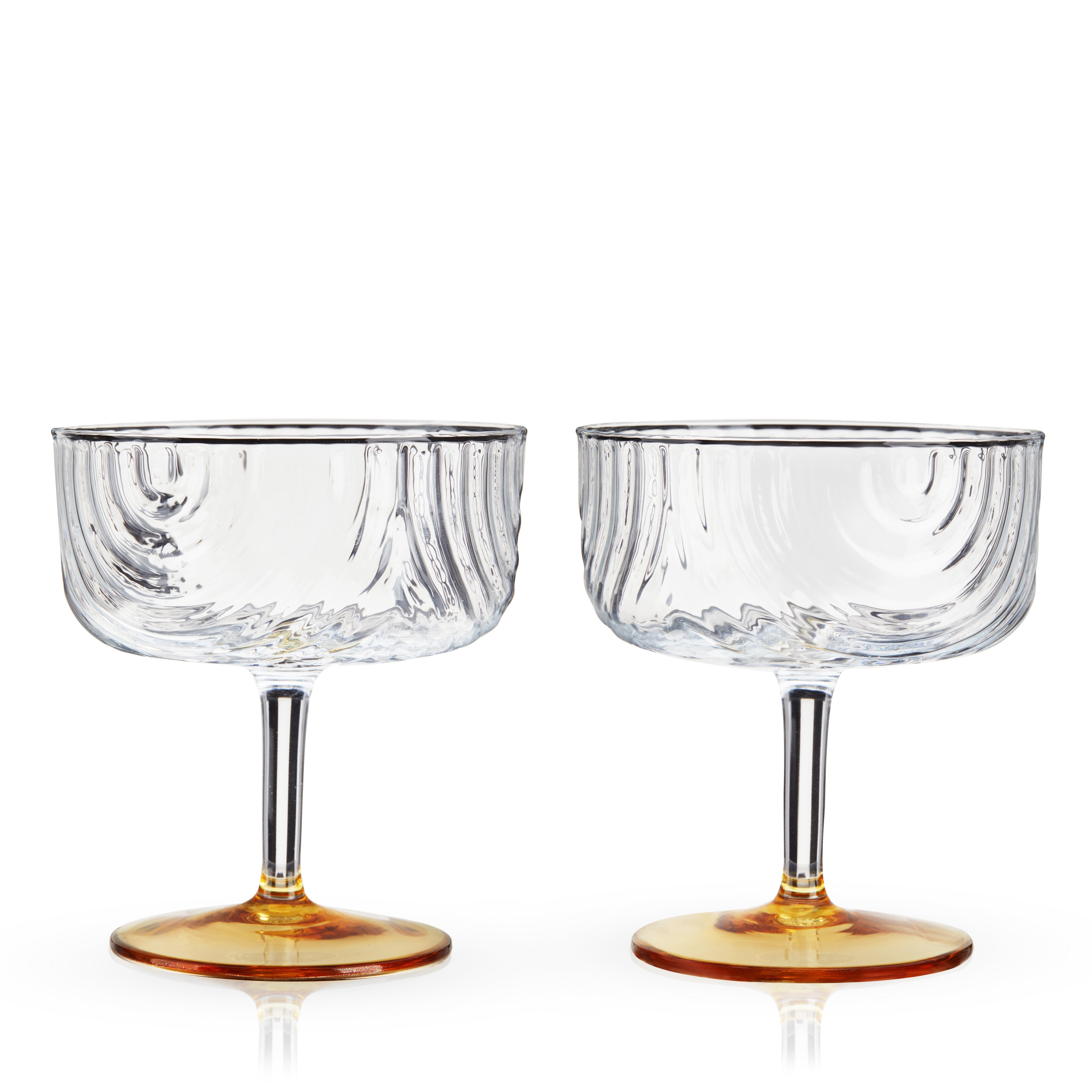 Gatsby Coupe Glasses, S/2