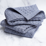 Waffle Hand Towel in Slate S/3