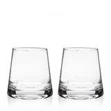 Burke Crystal Whiskey Glasses, S/2