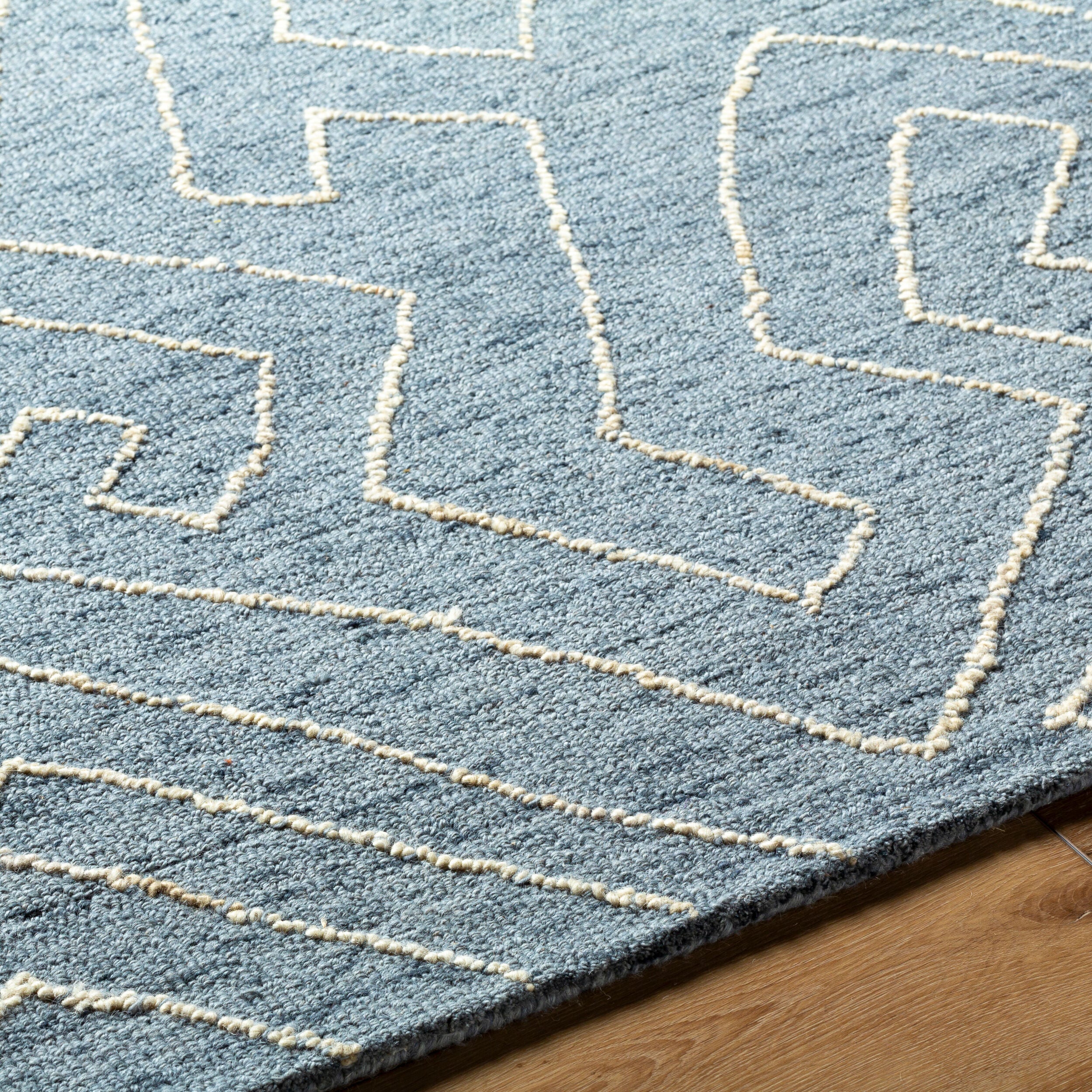 Jules Hand Tufted Geometric Wool Rug